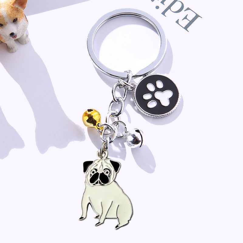 Pet Dog Tag Bag Charm Pug/dachshund variants