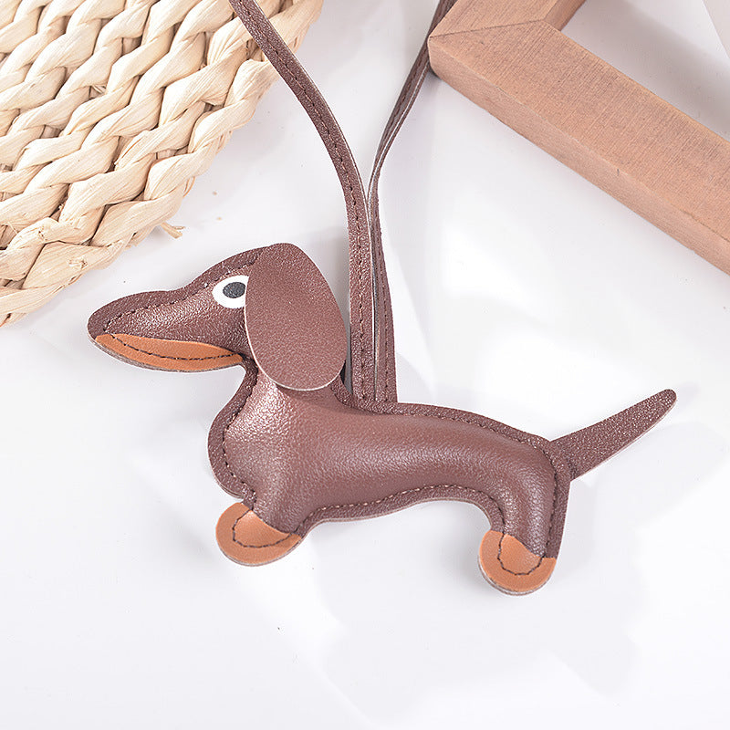 Dog Travel Tag Bag Charm with Keychain Attachment