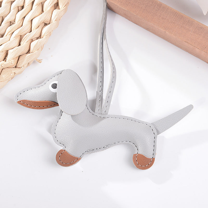 Dog Travel Tag Bag Charm with Keychain Attachment