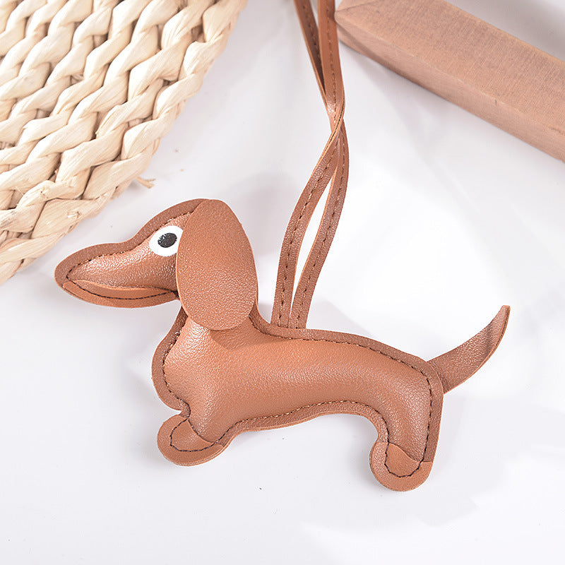 Dog Travel Tag Bag Charm with Keychain Attachment