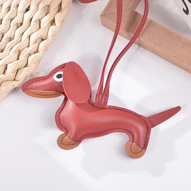Dog Travel Tag Bag Charm with Keychain Attachment