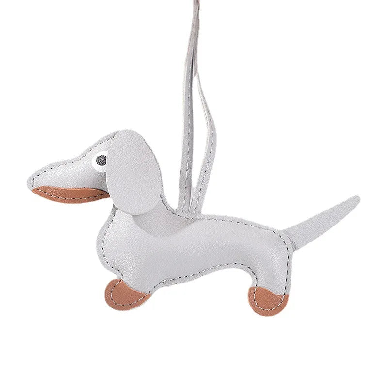 Dog Travel Tag Bag Charm with Keychain Attachment