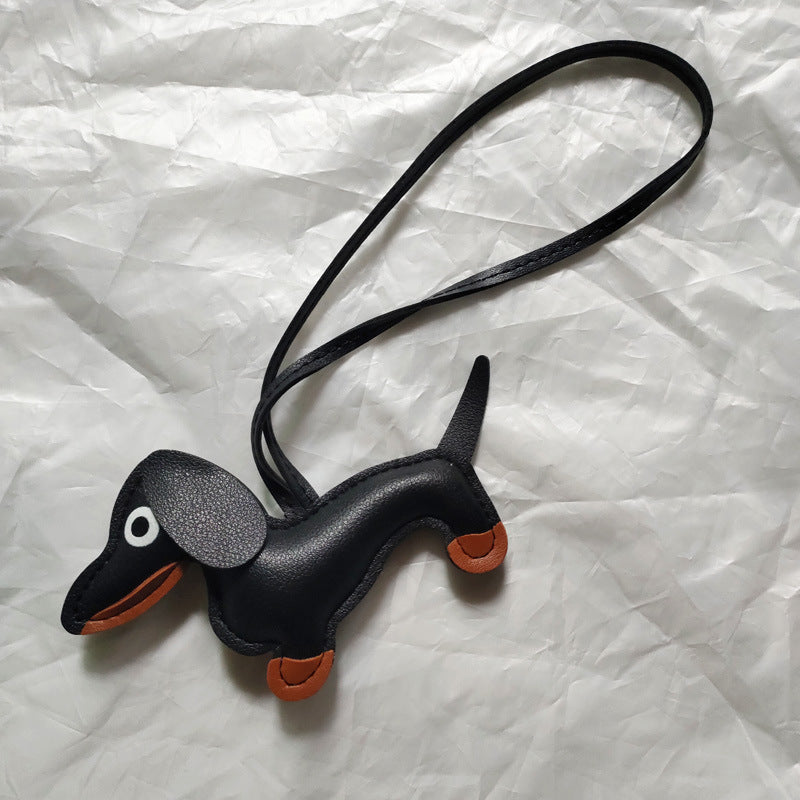 Dog Travel Tag Bag Charm with Keychain Attachment