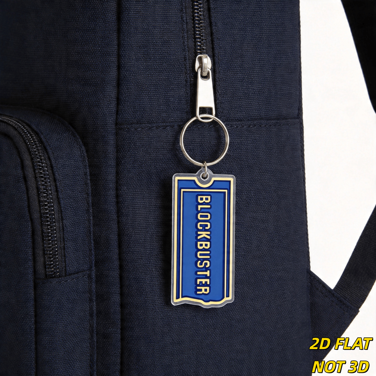 Retro Logo Acrylic Bag Charm Lightweight retro logo variant