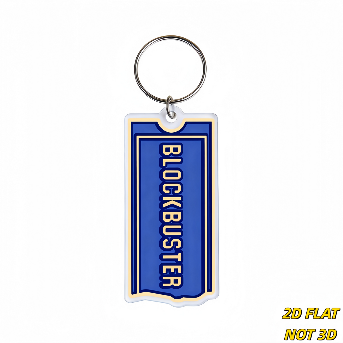 Retro Logo Acrylic Bag Charm Lightweight retro logo variant
