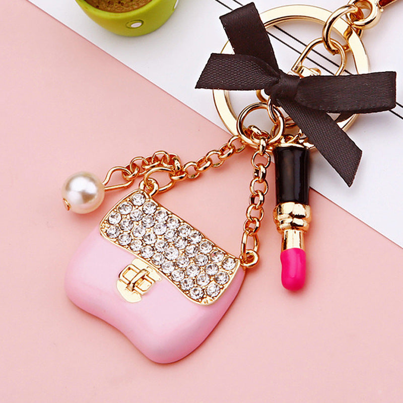 Pink Bow Handbag bag charm