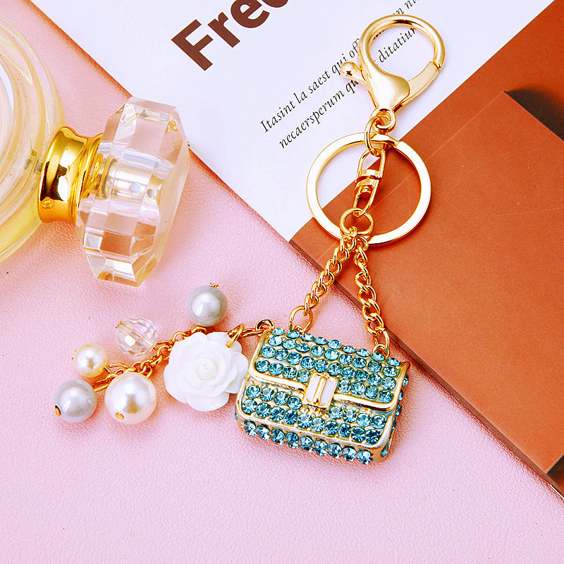 Turquoise Chain Handbag bag charm