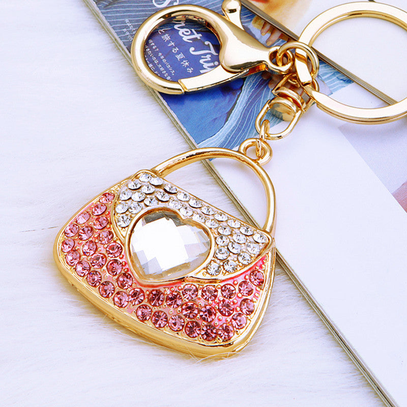 Pink Heart Handbag bag charm