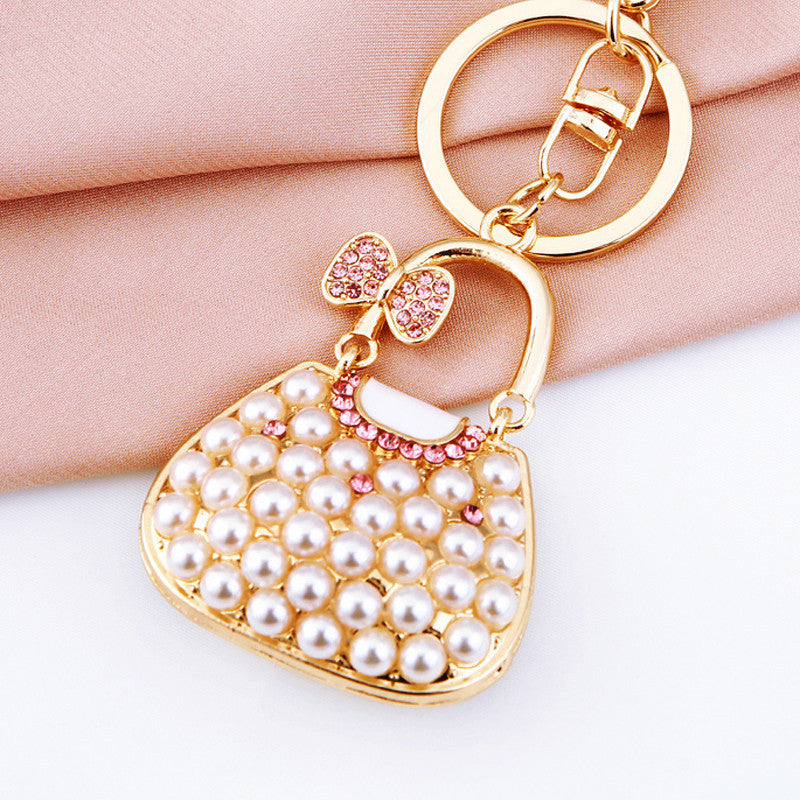 Pearl-Effect Hoop Bag bag charm