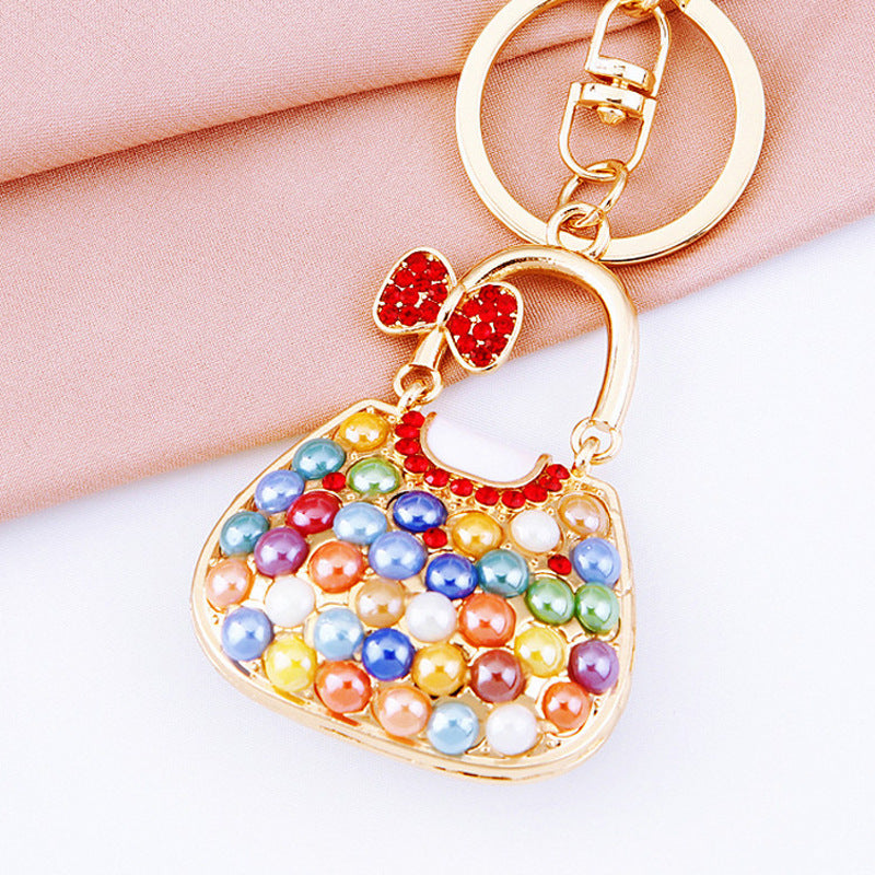 Multicolor Bead Hoop Bag bag charm