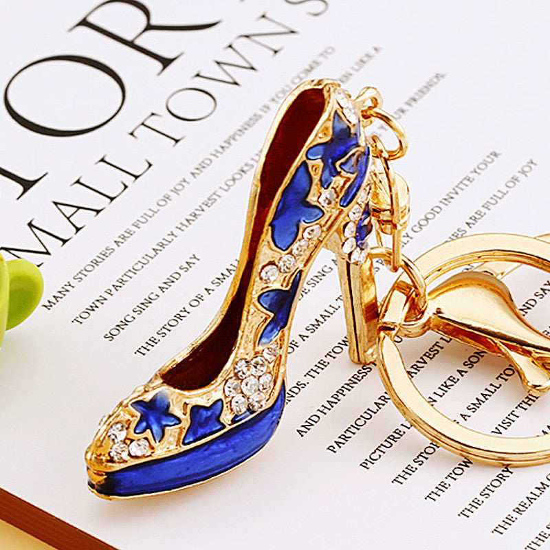 Blue Star Heel bag charm