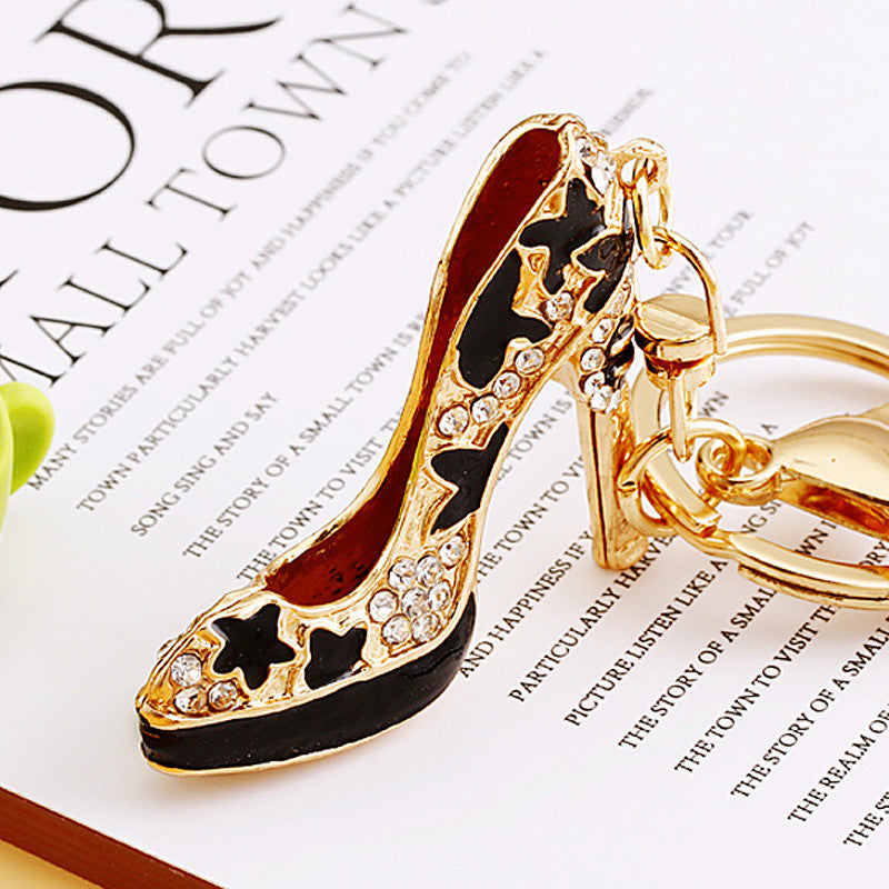 Black Star Heel bag charm