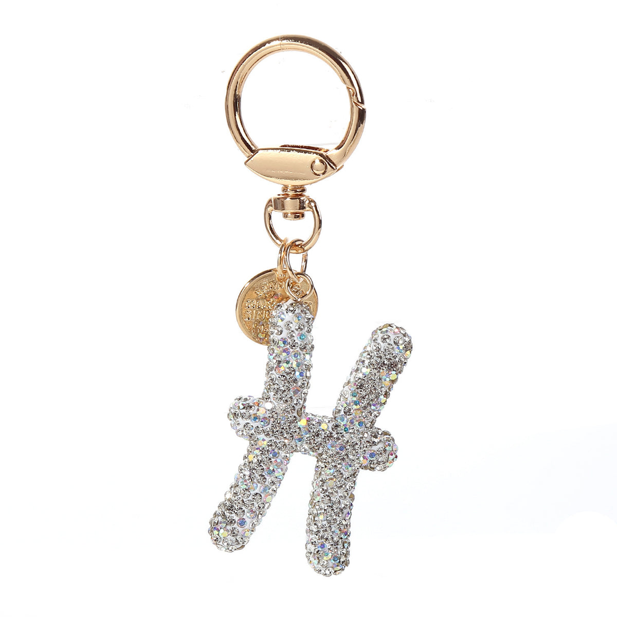 Rhinestone Zodiac Bag Charm — Pisces