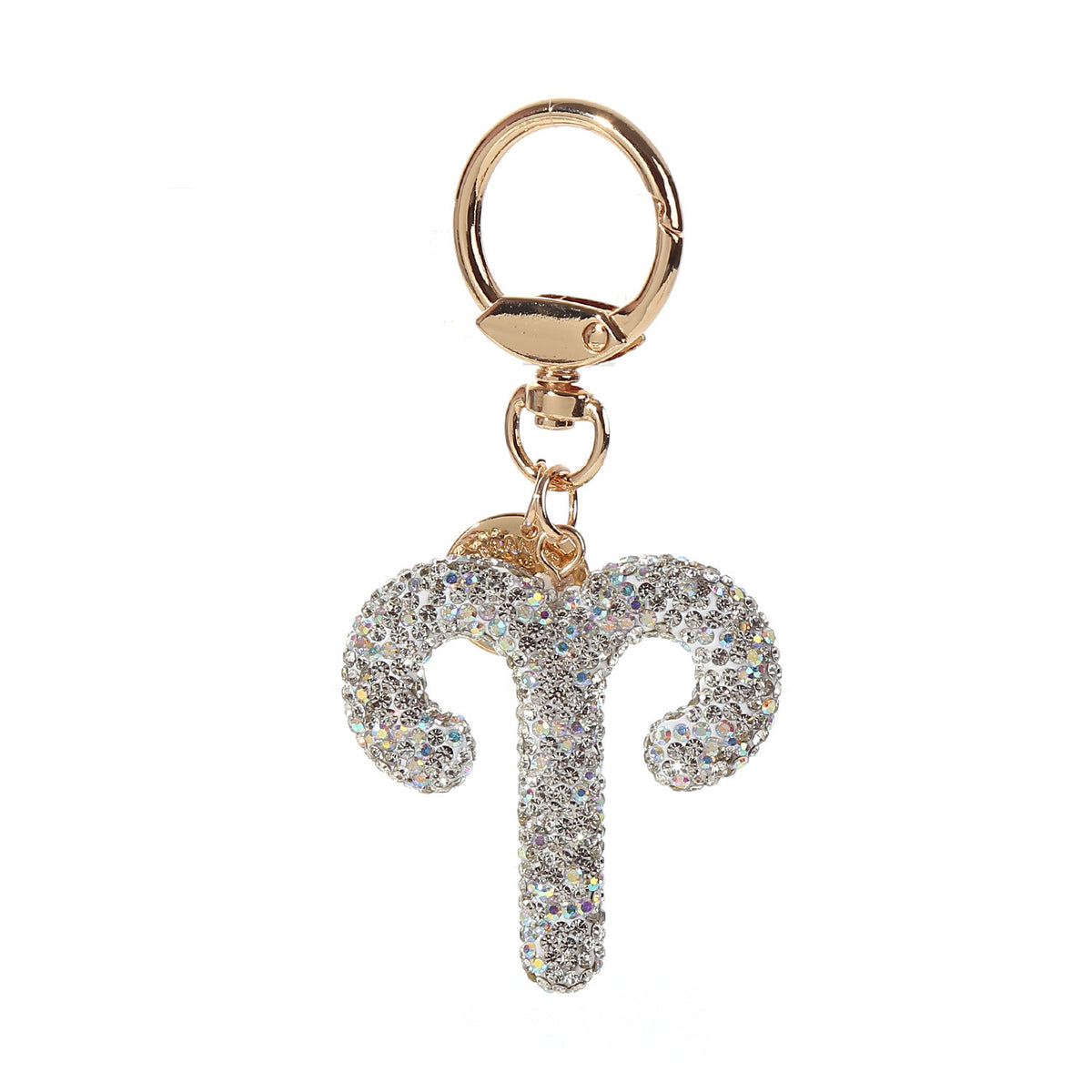 Rhinestone Zodiac Bag Charm — Aries