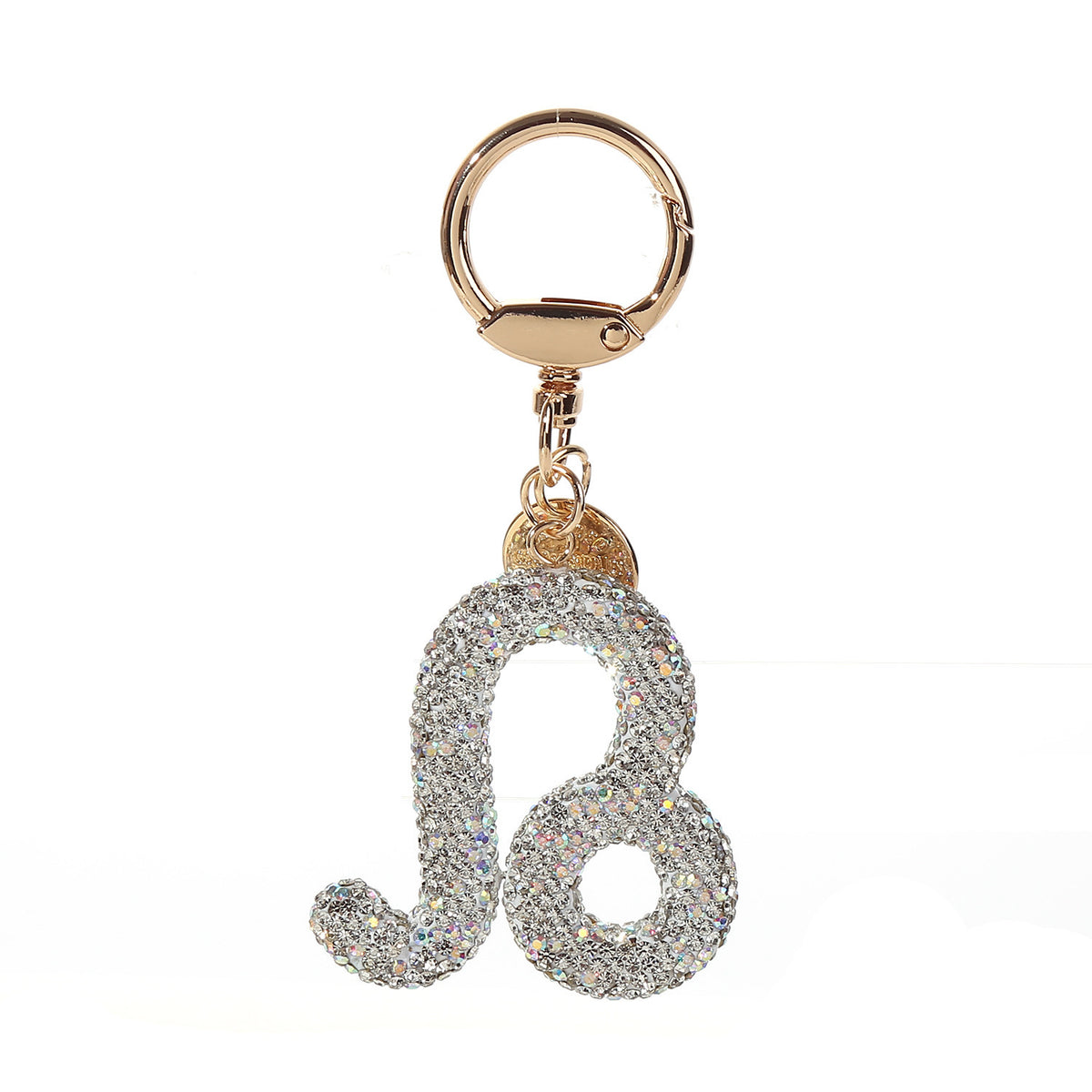 Rhinestone Zodiac Bag Charm — Leo
