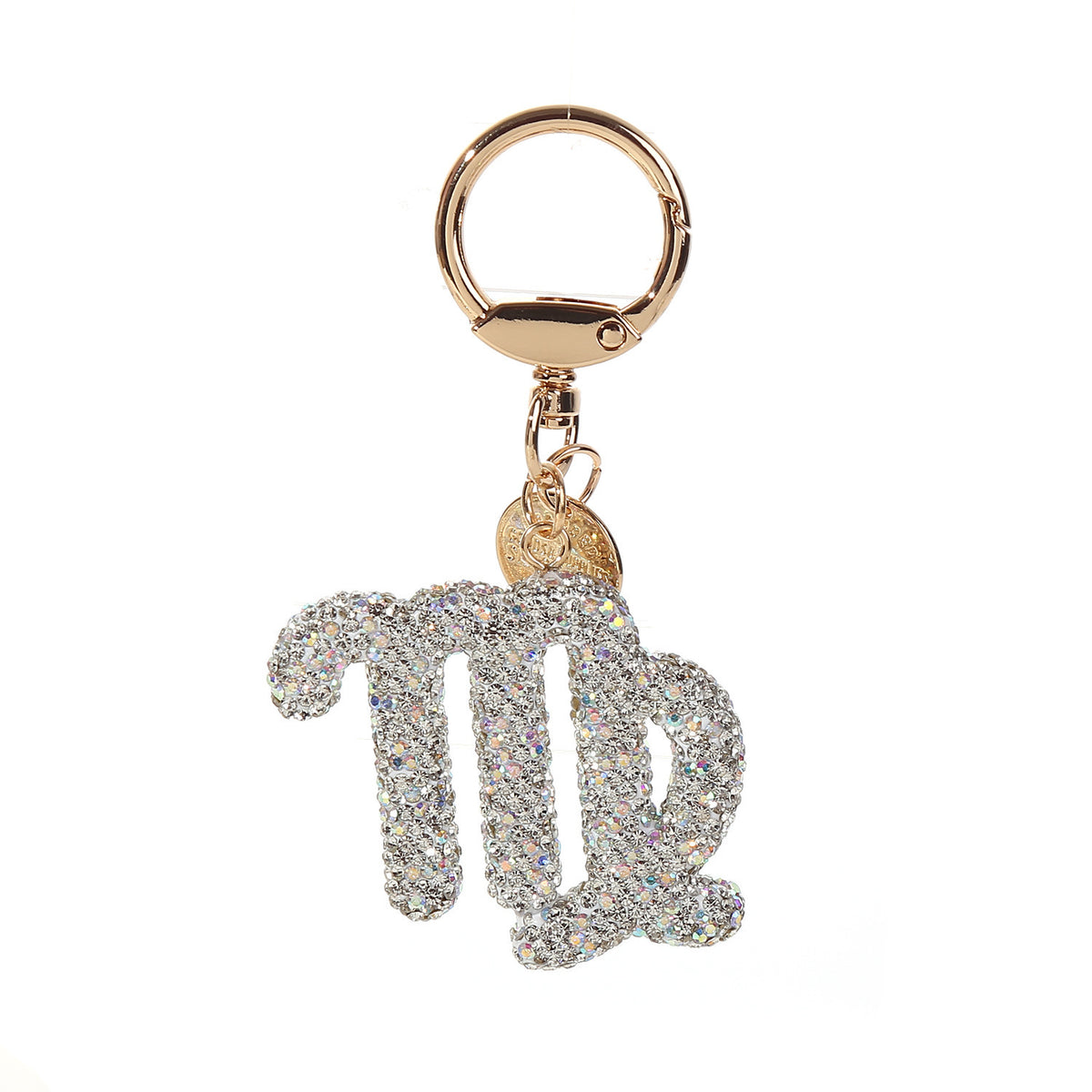 Rhinestone Zodiac Bag Charm — Virgo