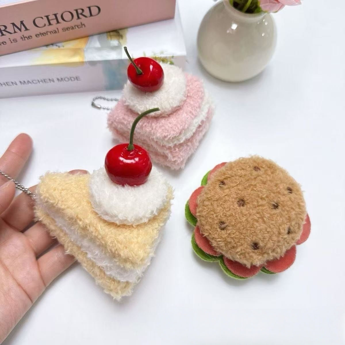 Plush Food Bag Charm — product detail