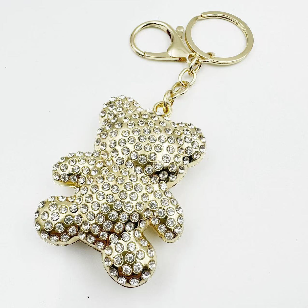 Rhinestone Teddy Bear Bag Charm — product detail