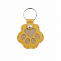 Paw window keepsake charm — Yellow