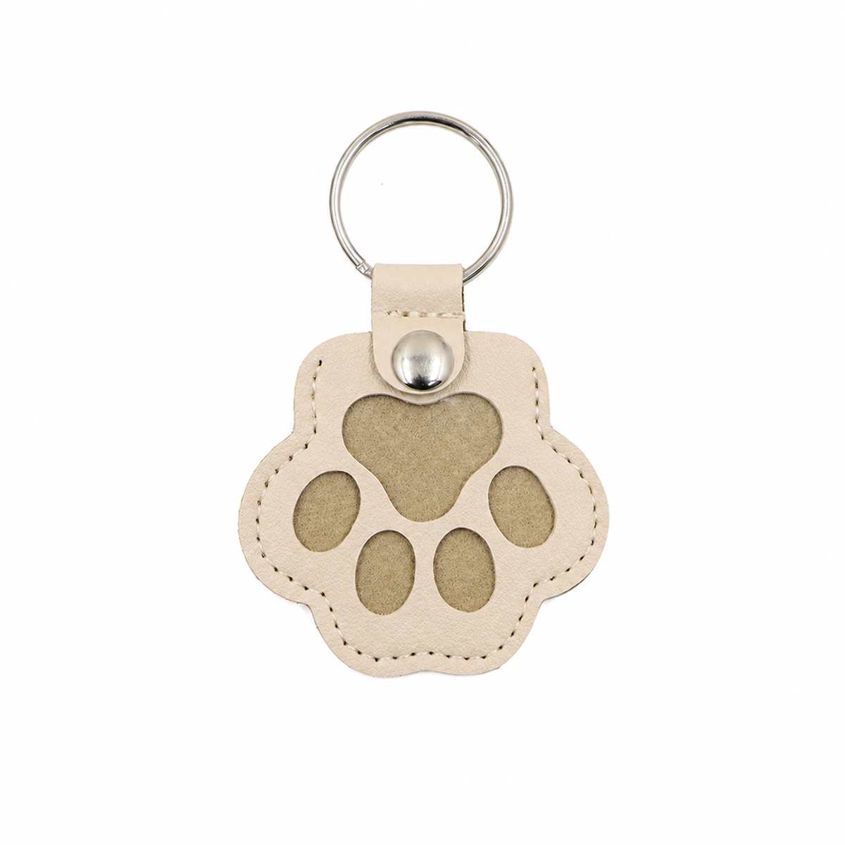 Paw window keepsake charm — Beige