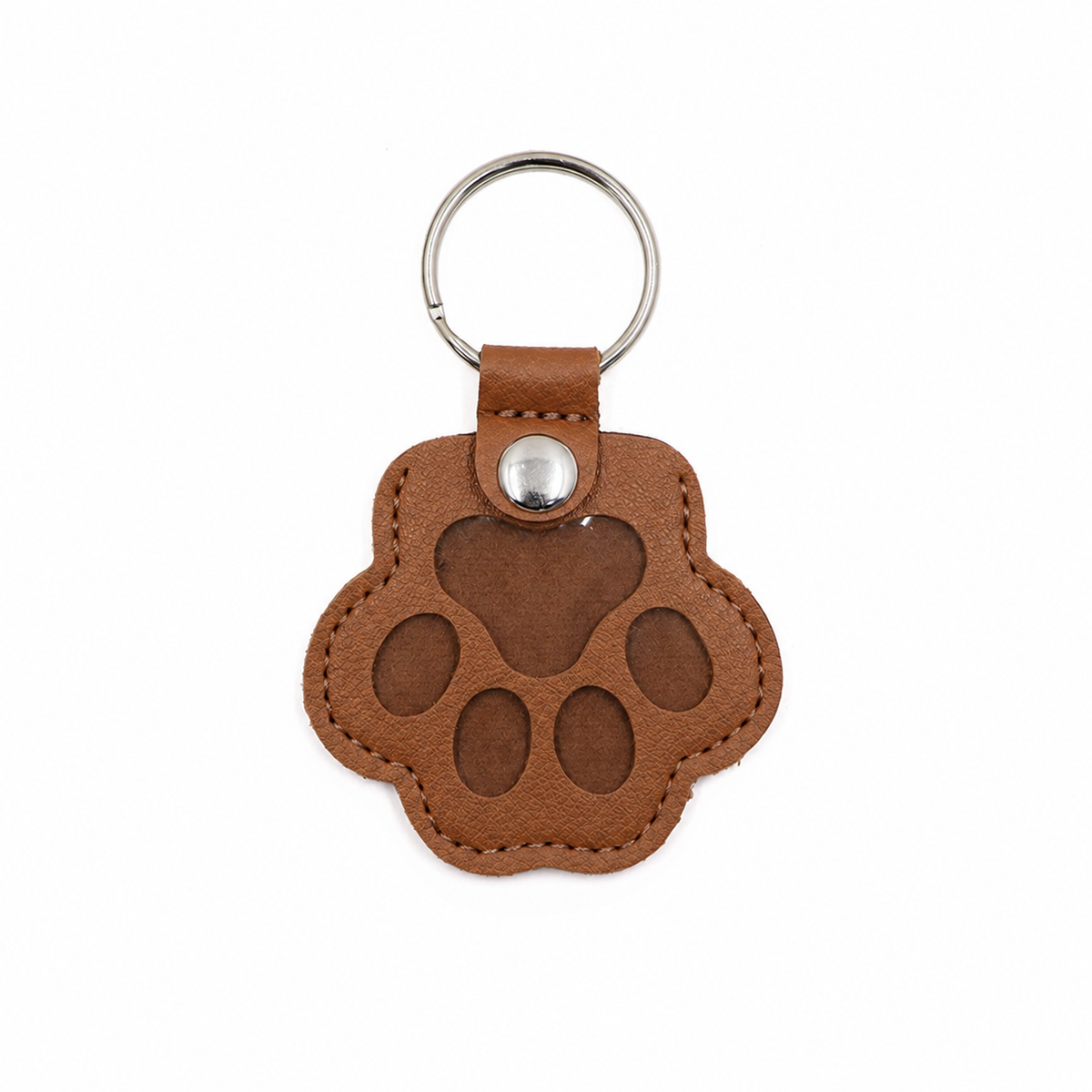 Paw window keepsake charm — Brown