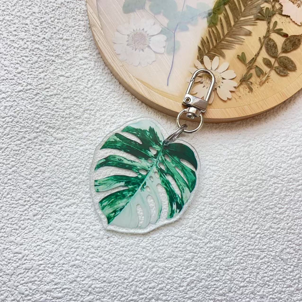 Botanical Leaf Bag Charm — supplier detail