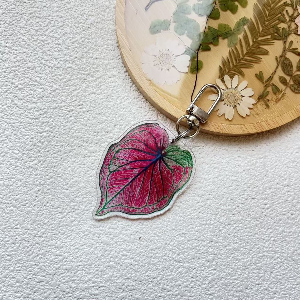 Botanical Leaf Bag Charm — supplier detail