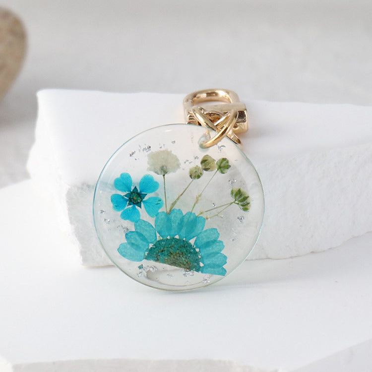Pressed Flower Bag Charm — supplier detail