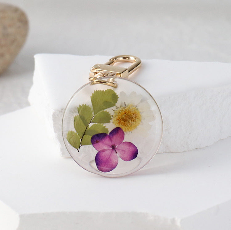 Pressed Flower Bag Charm — supplier detail