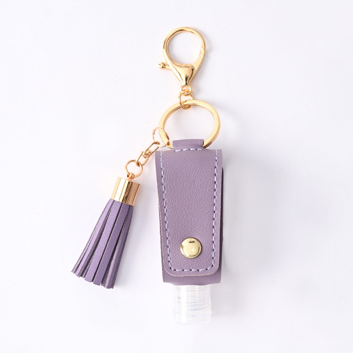 Tassel sanitizer bottle holder — Lavender