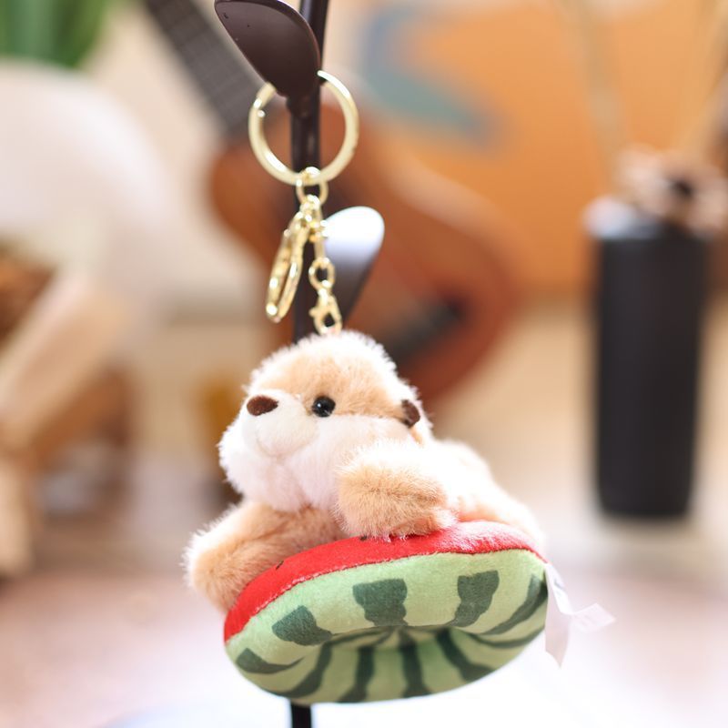 Ocean Animal Plush Bag Charm — Otter