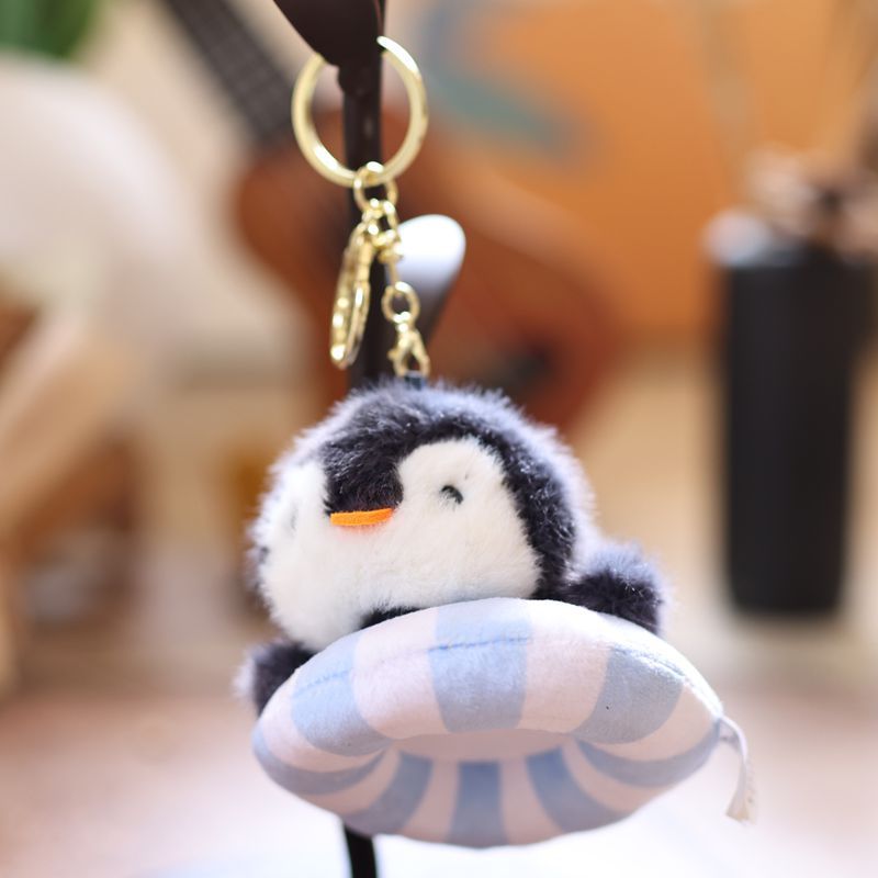 Ocean Animal Plush Bag Charm — Penguin