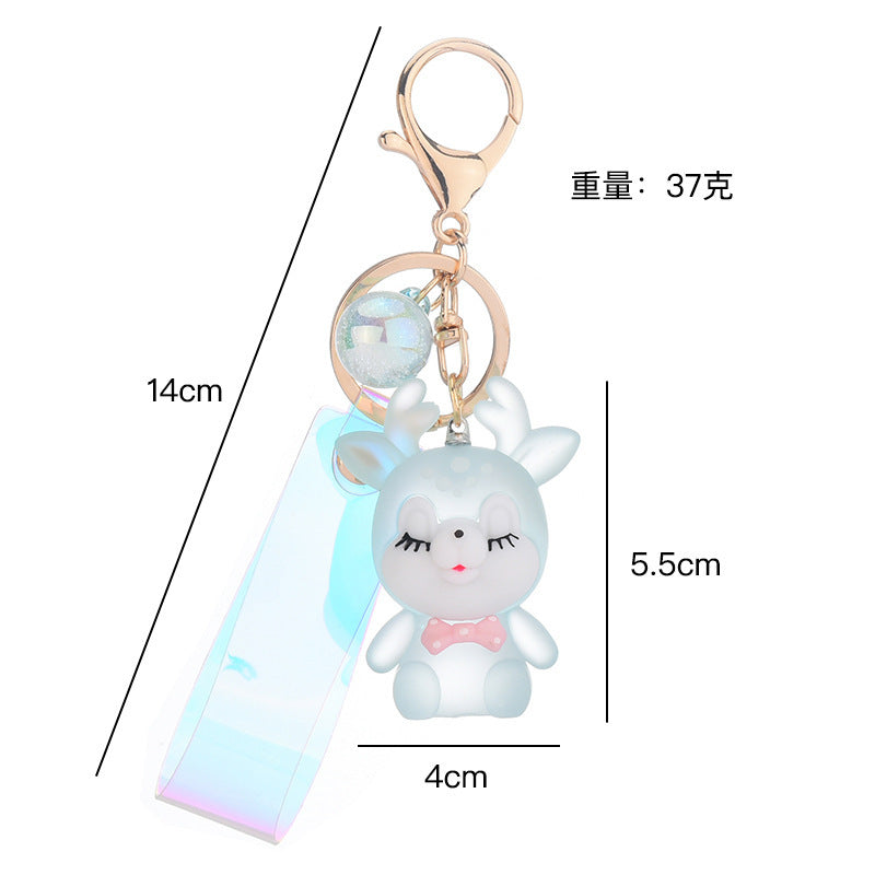 Light-Up Deer Bag Charm — detail view 3