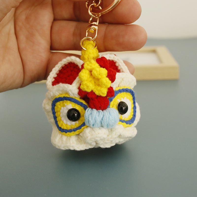 Crochet Lion Dance Bag Charm — product detail 1
