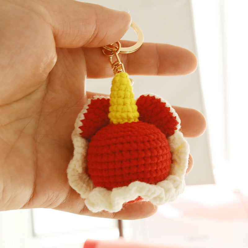 Crochet Lion Dance Bag Charm — product detail 4