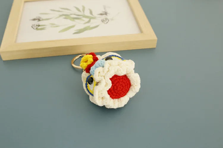 Crochet Lion Dance Bag Charm — product detail 9