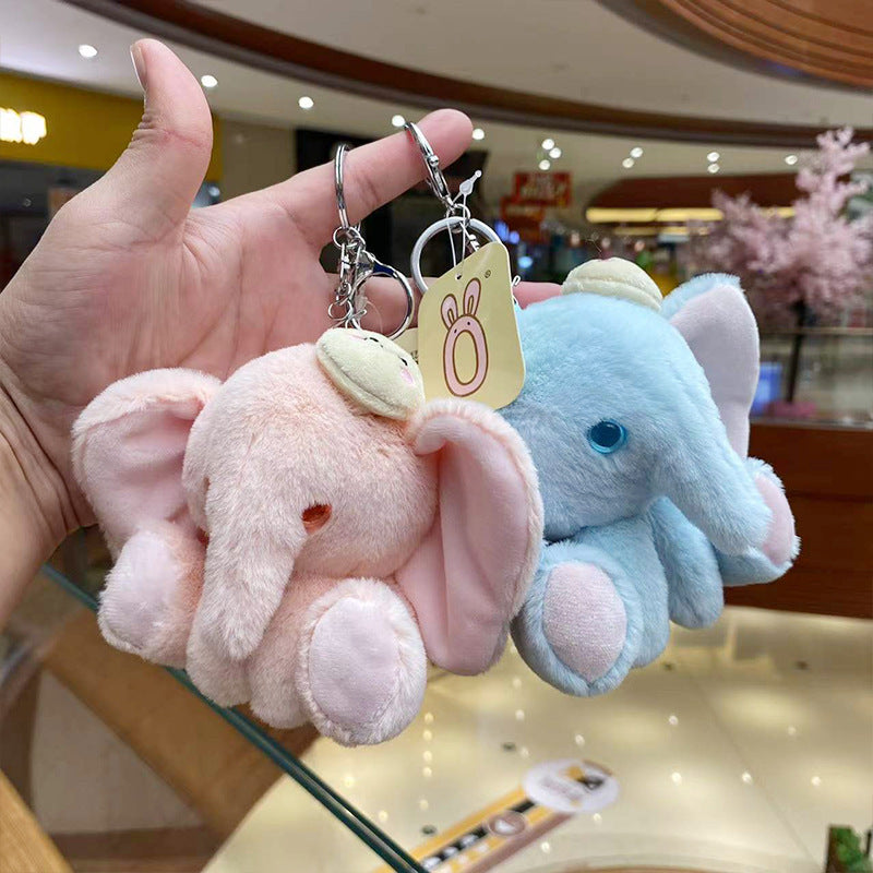 Elephant Plush Bag Charm — detail view 2