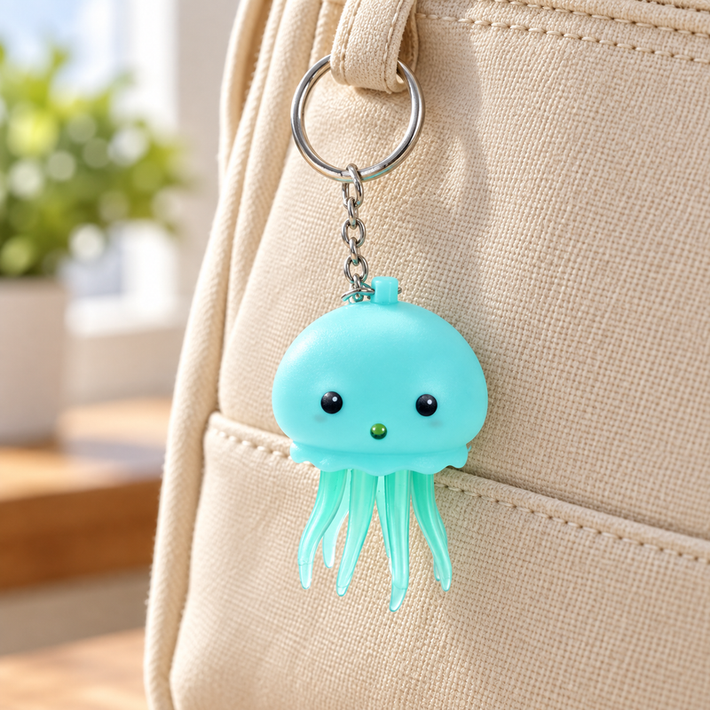 Jellyfish LED Bag Charm