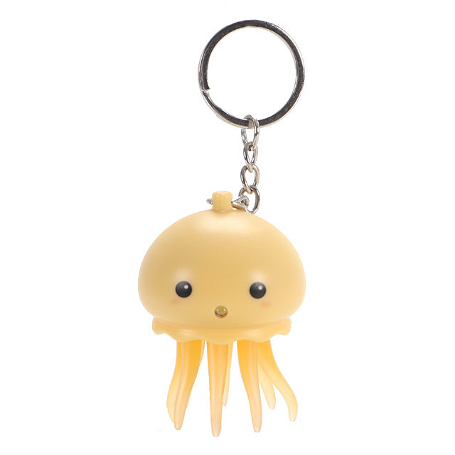Jellyfish Flashlight Bag Charm — Yellow